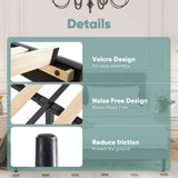 Platform Bed Frame with Padded Headboard and Storage Shelves - Nook & Nest