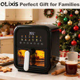 Digital Air Fryer with Viewing Window – 7.5 QT, 12 One-Touch Presets, Nook & Nest