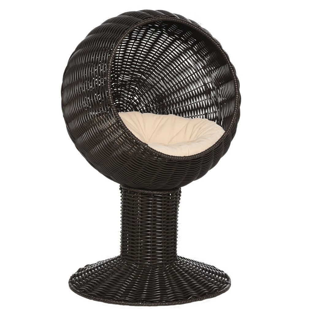 Elevated Cat Bed with Rotatable Pod – Cozy Kitty Oasis for Ultimate Comfort - Nook & Nest