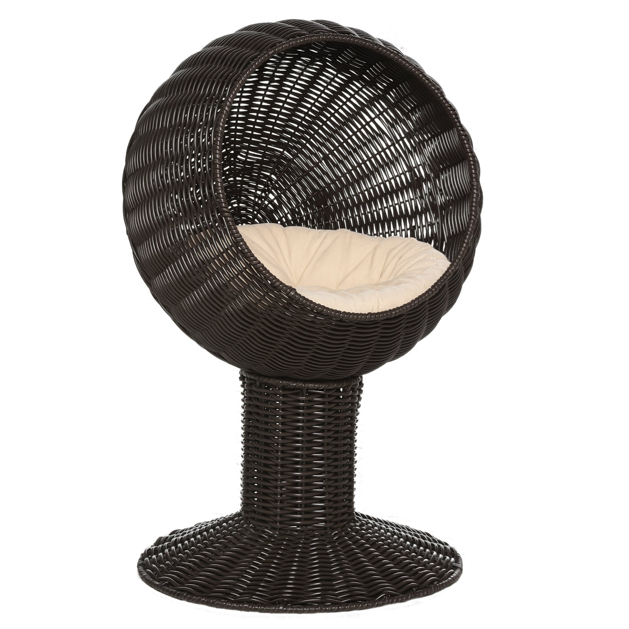 Elevated Cat Bed with Rotatable Pod – Cozy Kitty Oasis for Ultimate Comfort - Nook & Nest