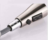 Brushed Stainless Steel Kitchen Faucet – Pull-Out Spray, Single Lever, Nook & Nest