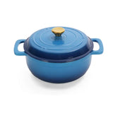5-Quart Enameled Cast Iron Dutch Oven with Lid - Nook & Nest