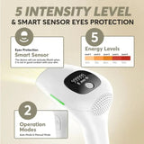 Professional Laser Epilator IPL Hair Removal Body Bikini Leg Depilatory Devic 900,000 Flashes 5 Levels Epilator Painless Electric Epilator Machine - Nook & Nest