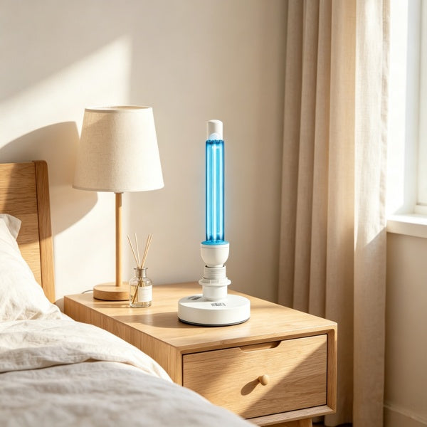 Experience a Cleaner Home with Our Portable UVC Lamp with Ozone Purifier - Nook & Nest