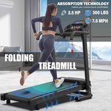 Foldable Treadmill – 2.5HP, App Controlled