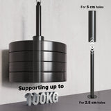 Weight Cable Pulley System for Home Gym with Universal Loading Pin for LAT Pull Down, Biceps Curl Workout, Red - Nook & Nest