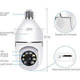 Wireless Smart Light Bulb Camera – Your Ultimate Home Security Solution - Nook & Nest