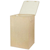 Foldable Laundry Hamper with Lid and Handles - Nook & Nest