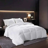 White Oversized Checkered Duvet Cover - Nook & Nest