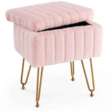 Dressing Stool with Storage Compartment
