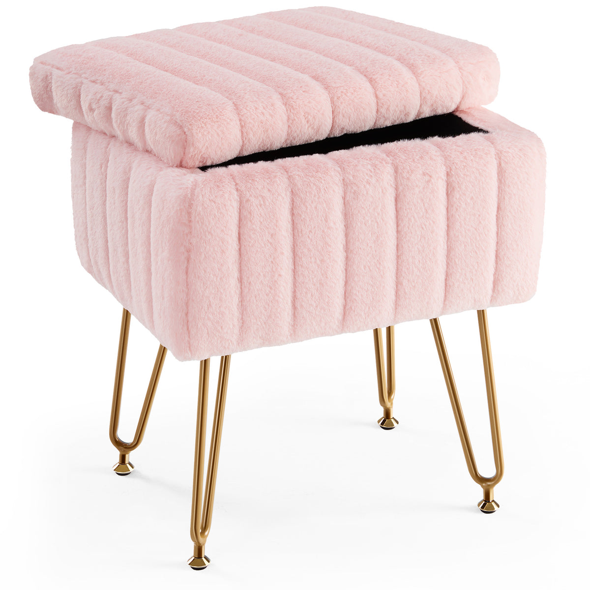 Dressing Stool And Chair With Storage Space - Nook & Nest