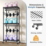 Adjustable Rolling Clothes Rack – Double Rail, 29.5 or 45 in - Nook & Nest