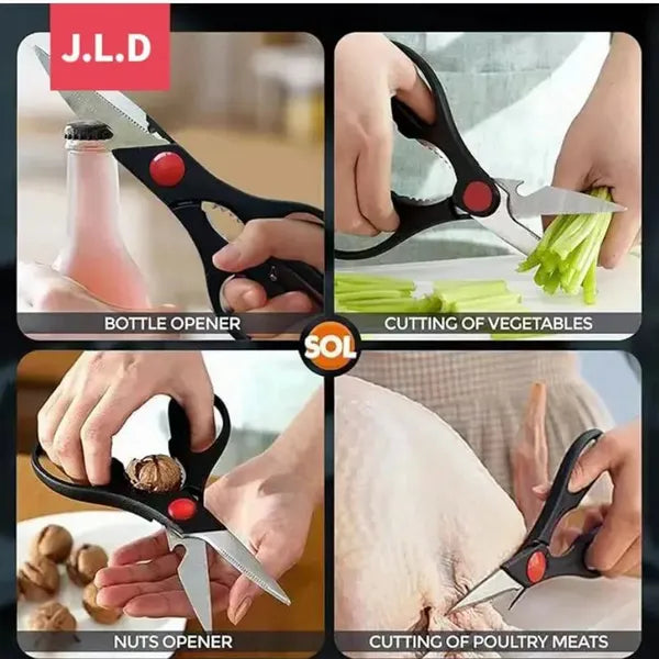 Multi-Purpose Kitchen Scissors for Effortless Meal Prep - Nook & Nest