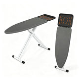 Adjustable Ironing Board – 7 Height Settings, 47×18″ Surface, Foldable - Nook & Nest