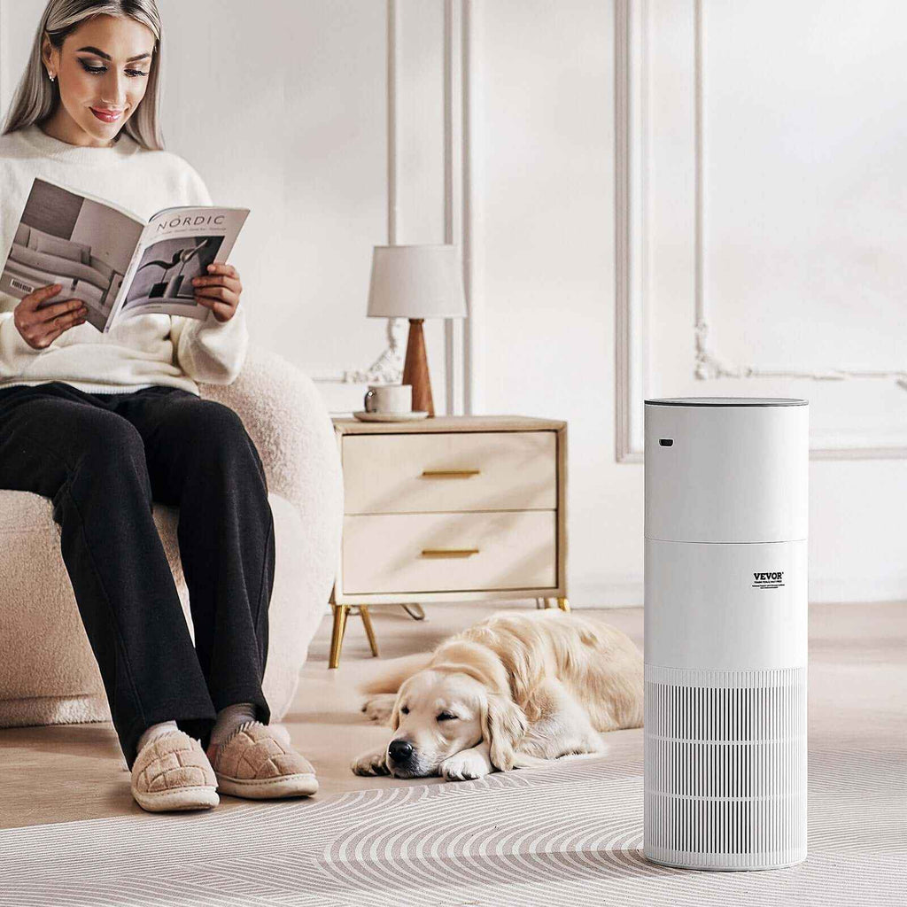 Breathe Easy with the True HEPA Air Purifier for Large Rooms - 11 Stage Filtration - Nook & Nest