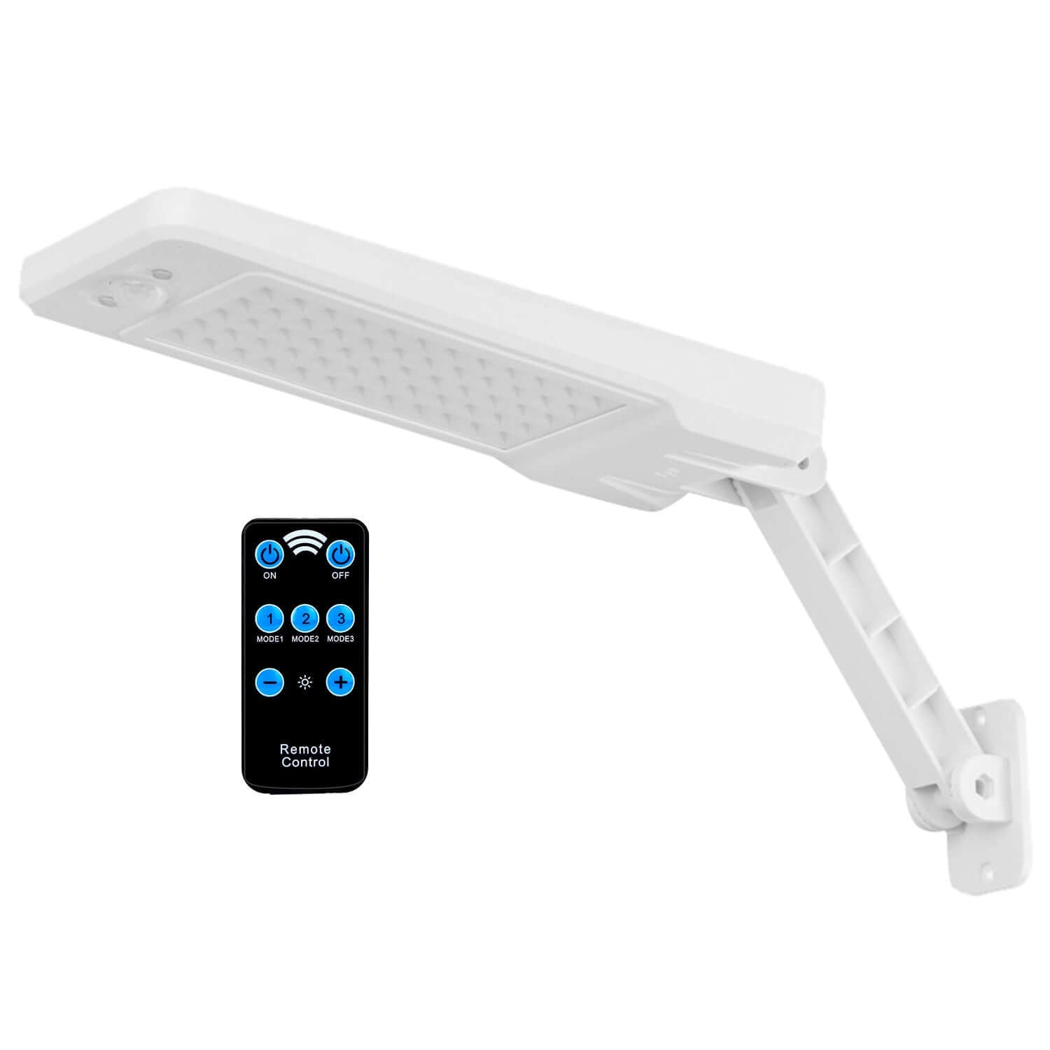 Outdoor Solar Motion Sensor Wall Light – 60 LED Security Light with Remote Control - Nook & Nest