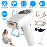 3 In 1 Ice Cooling Laser Hair Removal Device Painless Permanent At-Home IPL Hair Removal With 999,999 Flashes 9 Energy Levels 2 Modes For Armpits Legs Arms Bikini Line - Nook & Nest
