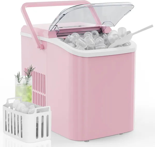 Portable Countertop Ice Maker with 2 Ice Sizes - Nook & Nest