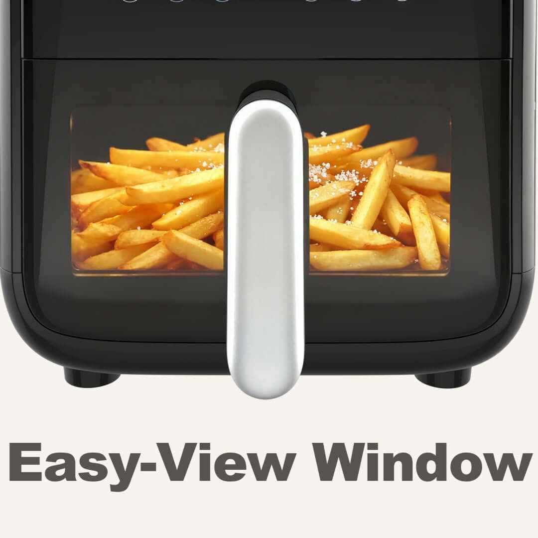 Elevate Your Cooking Game with the Digital Air Fryer with Viewing Window – 7.5 QT Capacity & 12 One-Touch Presets - Nook & Nest