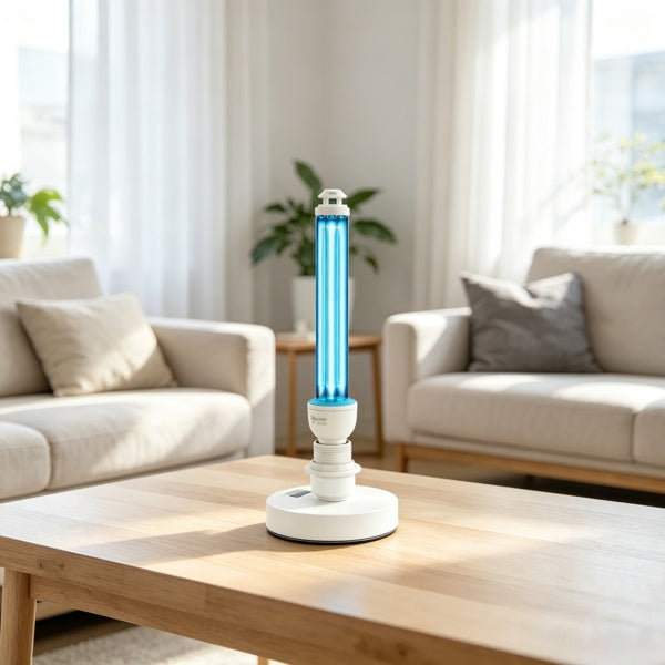Experience a Cleaner Home with Our Portable UVC Lamp with Ozone Purifier - Nook & Nest