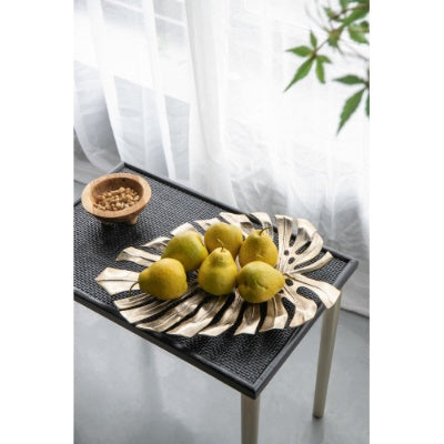 18.9x13.4x1.4 Gold Monstera Leaf Wall Decor - Nook & Nest