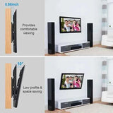 Tilt Dual-Arm TV Wall Mount – 32–55 in, VESA 400×400, Black - Nook & Nest