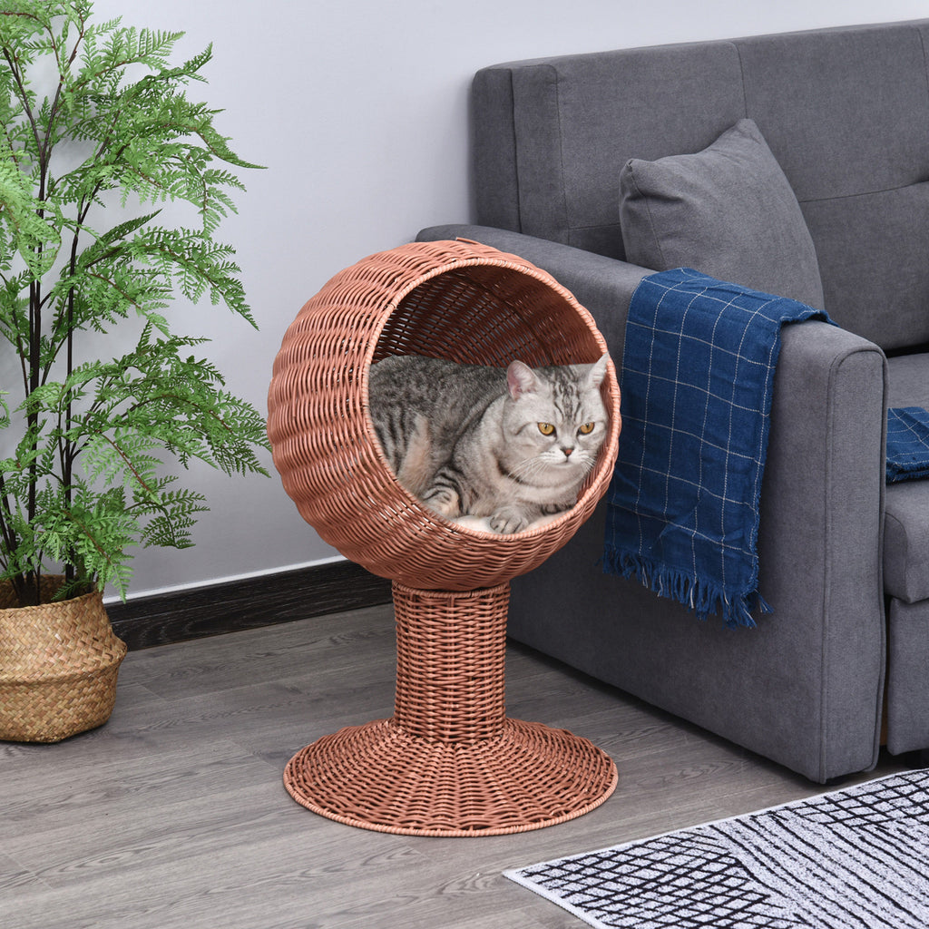 Elevated Cat Bed with Egg Chair – The Ultimate Cozy Retreat for Your Feline Friend - Nook & Nest