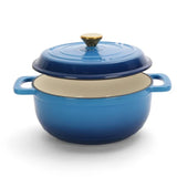 5-Quart Enameled Cast Iron Dutch Oven with Lid - Nook & Nest