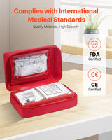 First Aid Kit, 500 Pieces, 600D Nylon Large Survival First Aid Bag, Emergency Medical Supplies, For Home, Car, Office, Travel, Camping, Truck, Hiking, Sports, Vehicle And Outdoor Emergencies - Nook & Nest