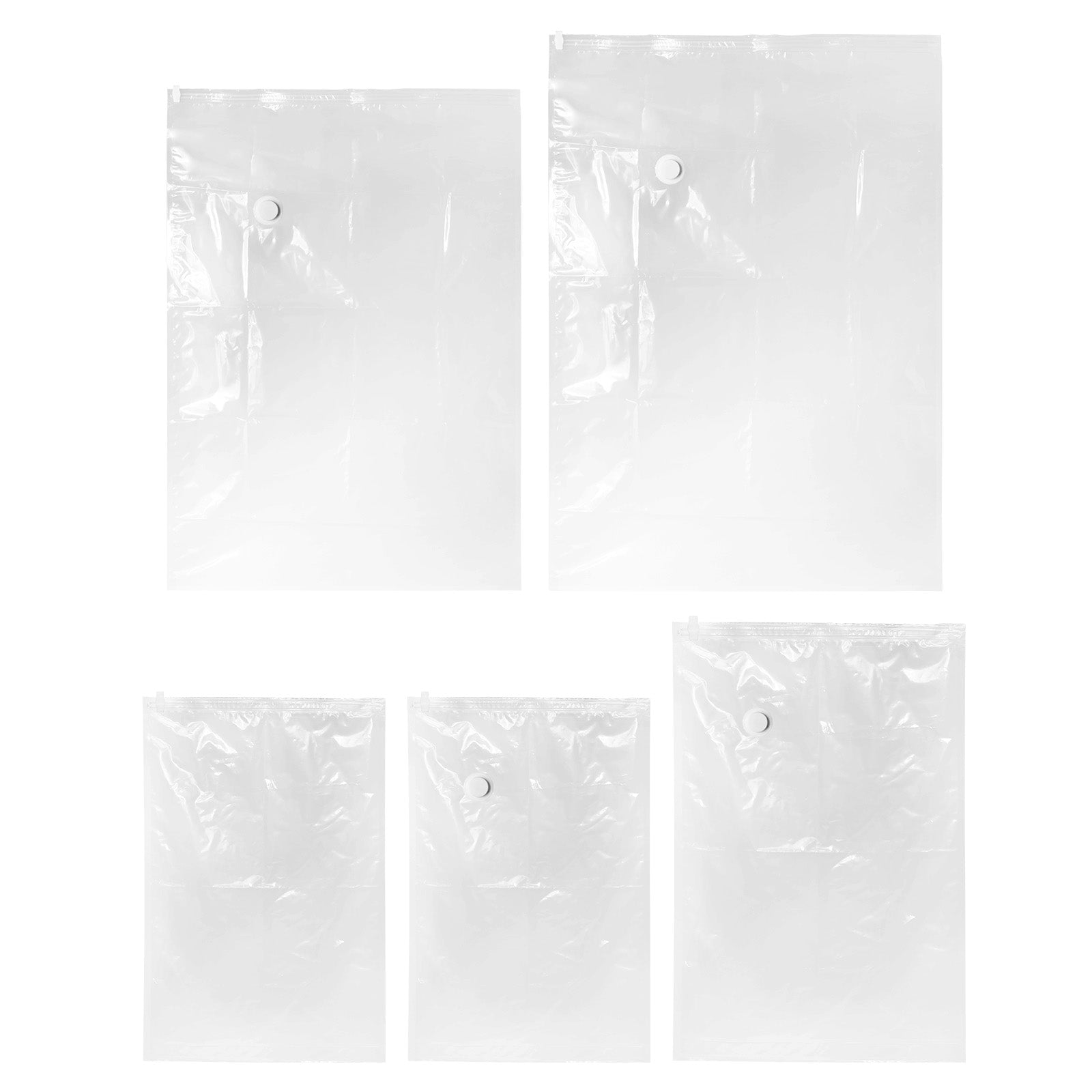 20 Pack Vacuum Storage Bags With Hand Pump, Space Saver Bags Compression For Comforters And Blankets, Sealer Clothes Storage Travel Essentials - Nook & Nest