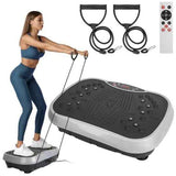 Vibration Exercise Machine – Full Body Platform with Resistance Bands