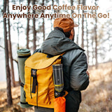 Portable Self-Heating Espresso Maker with 7, 500 mAh Battery - Nook & Nest