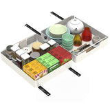 Pull-Out Spice Rack Organizer – 2-Piece Pack, S/M/L - Nook & Nest