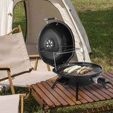 Portable Electric Countertop Grill – 1600W, Double-Layer Cooking Surfa - Nook & Nest