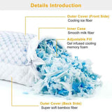 Cooling Gel Memory Foam Pillow – King Size - Nook & Nest