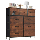 Tall Fabric Storage Tower with Drawers, Multiple Colors - Nook & Nest
