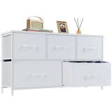 Tall Fabric Storage Tower with Drawers, Multiple Colors - Nook & Nest