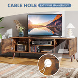 Modern TV Cabinet with Storage, Suitable For Home Living Room Office TV Cabinet - Nook & Nest