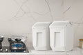 Airtight Storage Bins – Set of 2, 15L Each with Measuring Cups & Caste - Nook & Nest