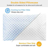 Cooling Gel Memory Foam Pillow – King Size - Nook & Nest