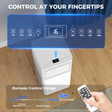 White 10, 000 BTU Portable Air Conditioner, 3-in-1 - Nook & Nest