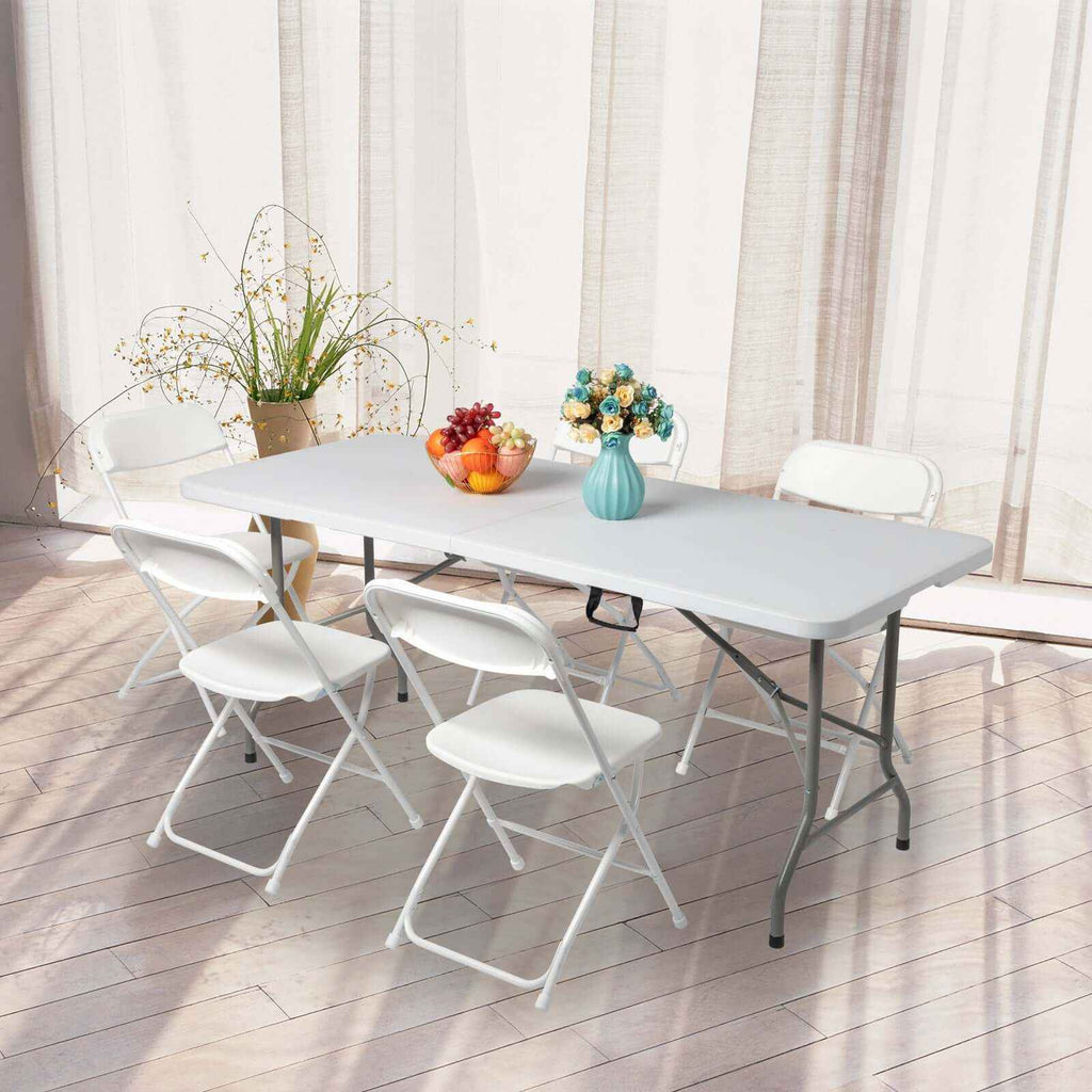 Versatile Portable Heavy Duty Folding Table - Perfect for Indoor & Outdoor Use - Nook & Nest