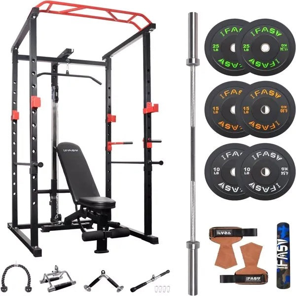 Transform Your Workout: Home Gym Multi-functional Power Cage - Nook & Nest