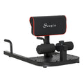 3-in-1 Home Gym Fitness Trainer, Padded Push Up Sit Up Squat Machine, Black - Nook & Nest