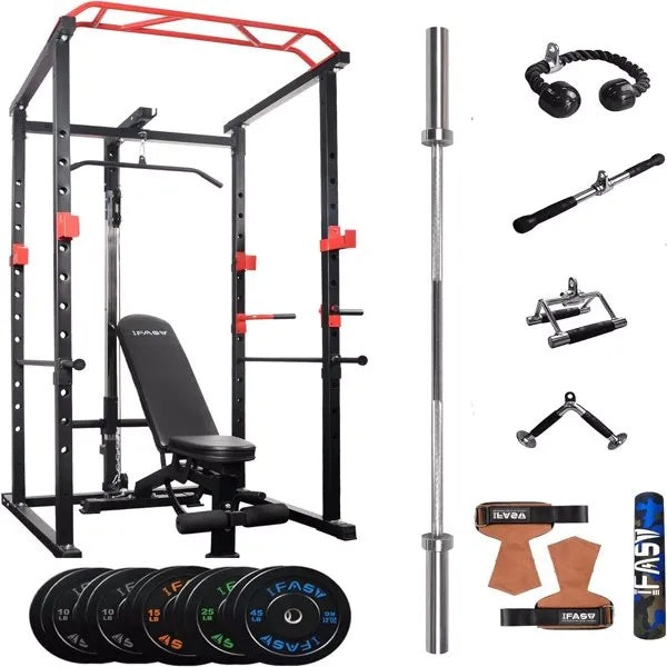 Transform Your Workout: Home Gym Multi-functional Power Cage - Nook & Nest
