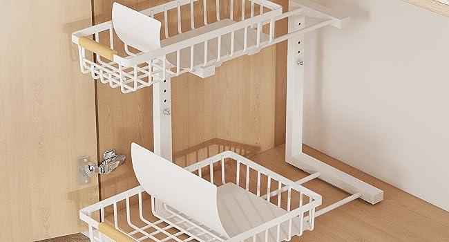 Under Sink Pull-Out Organizer: Effortless Storage Solution for Every Home - Nook & Nest