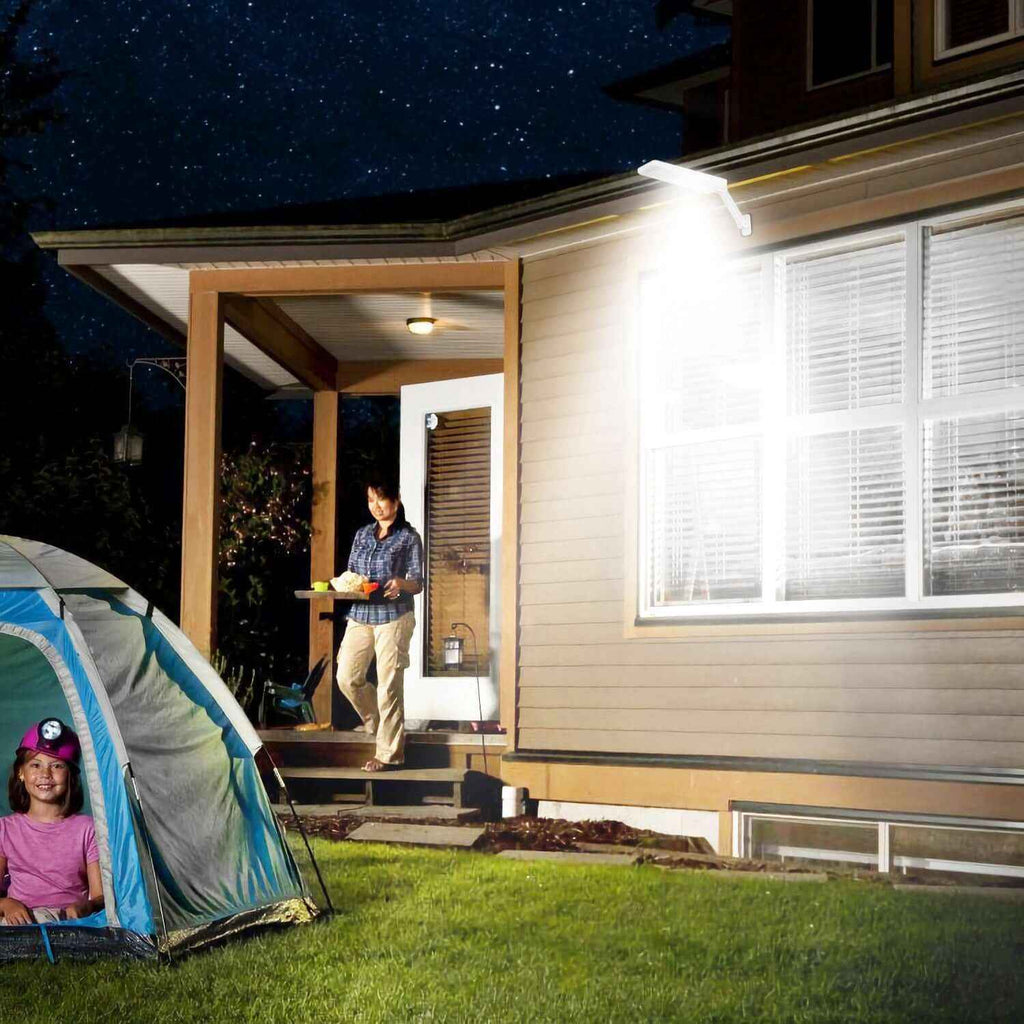Outdoor Solar Motion Sensor Wall Light – 60 LED Security Light with Remote Control - Nook & Nest