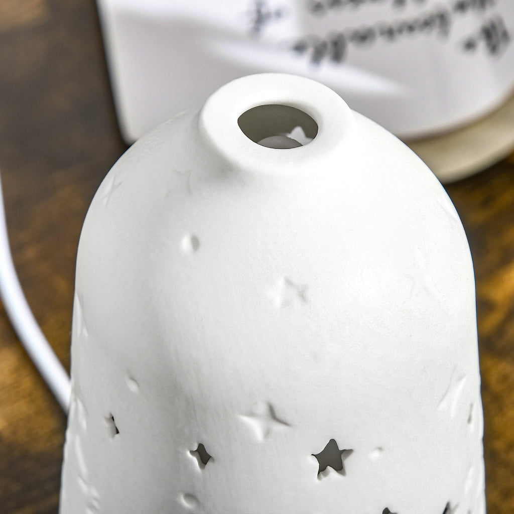 Elevate Your Space with the Ultrasonic Aromatherapy Diffuser – 100ml Ceramic Cover Humidifier with 7 LED Colors - Nook & Nest