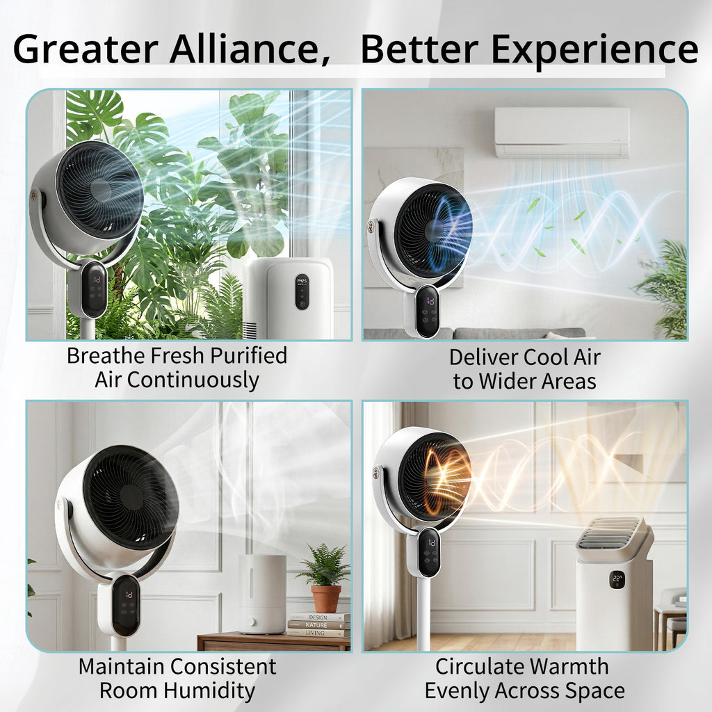 Enhance Your Comfort with the Air Circulator Fan with Remote – 2-in-1 Convenience - Nook & Nest