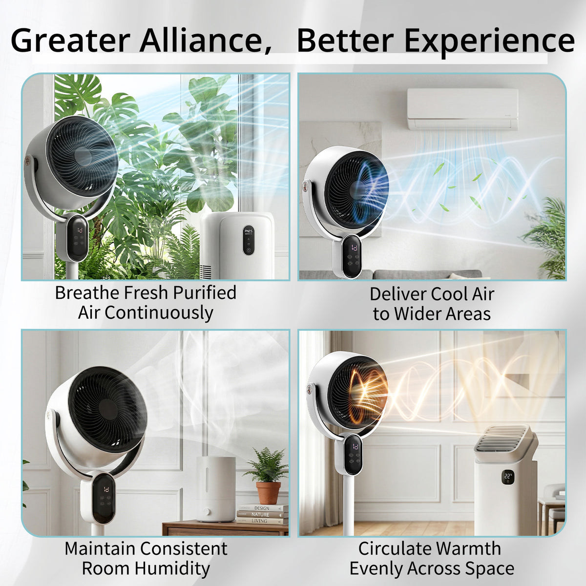 Enhance Your Comfort with the Air Circulator Fan with Remote – 2-in-1 Convenience - Nook & Nest